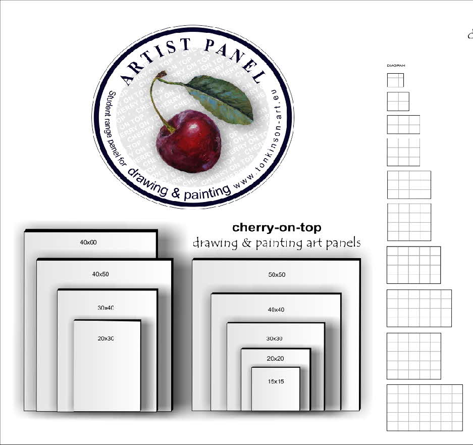 Art panels - cherry on top by Tonkinson