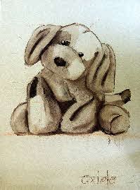 Knuffel hondtje Oxide by tonkinson-art Knuffel hondtje Oxide by tonkinson-art