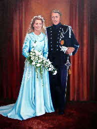 Oskam II wedding portrait by tonkinson-art