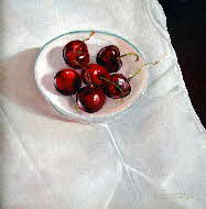 cherries in the morning by tonkinson-art