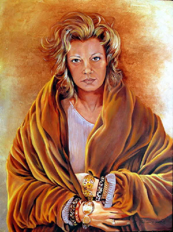 portrait of the artist 2005 by tonkinson-art