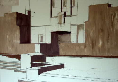 gebouw a in palette knife by tonkinson-art gebouw a in palette knife by tonkinson-art