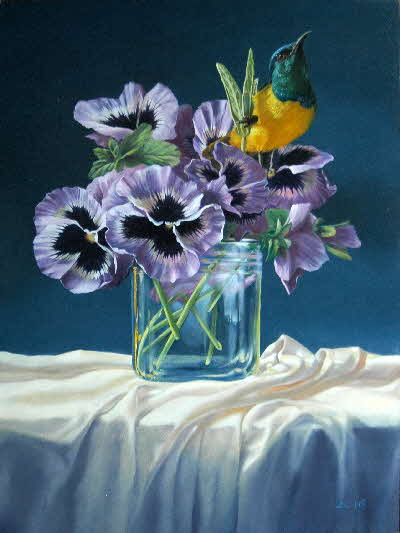 pansies and sunbird-003