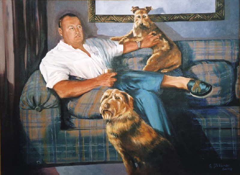 portrait Neil and the boys by tonkinson-art