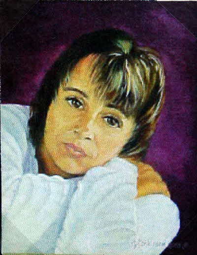 portrait of sharon by tonkinson-art