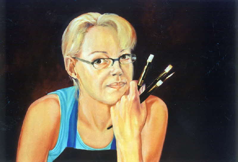portrait of the artist 2000 by tonkinson-art