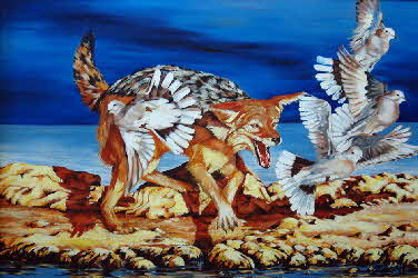 silver backed jackal by tonkinson-art
